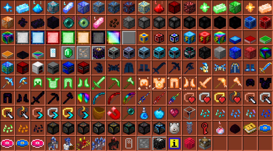 Every item in Stardust Fragment, drawn from its build